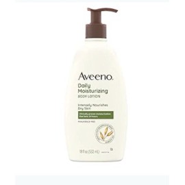 Aveeno Daily Moisturizing Body Lotion with Soothing Oat and Rich Emollients 18oz