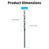 FOCMKEAS 5 Pcs 2.5mm Diamond Drill Bit for Glass, Tile