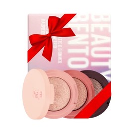 Kaja Beauty Bento Collection - Bouncy Eyeshadow Trio | Peach Orange Tones, Travel Size, 02 Orange Blossom, 2019 Allure Best of Beauty Award, 0.03 Oz