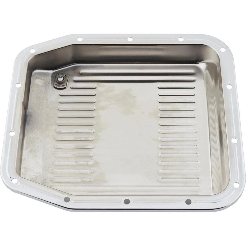 Speedway Motors Ford AOD Steel Transmission Pan Stock Capacity Ribbed