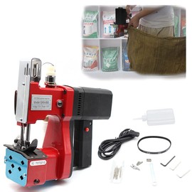Mini Sewing Machine, Portable Automatic Sewing Leather & Canvas Sewing Machine, 2 Secant Modes, up to 1,800 Stitches per Minute, for Denim Leather etc DIY