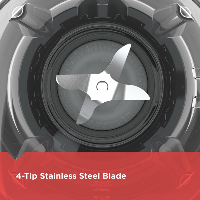 BLACK+DECKER Crush Master Blender, 10-Speeds with Stainless Steel Blades, Black,