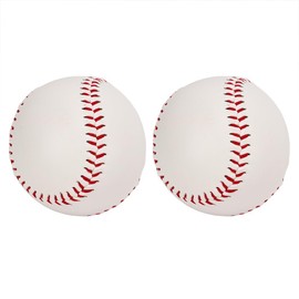 Softball Training Set,9 Inch Softball Ball Set,2PCS Practice Softball PU Leather Hard Professional Training Softball for Outdoor Sports Game Practice Training Game for Teen,Adult,Elders,Players