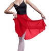 Hoerev - Falda de ballet transparente para mujer y adulto,