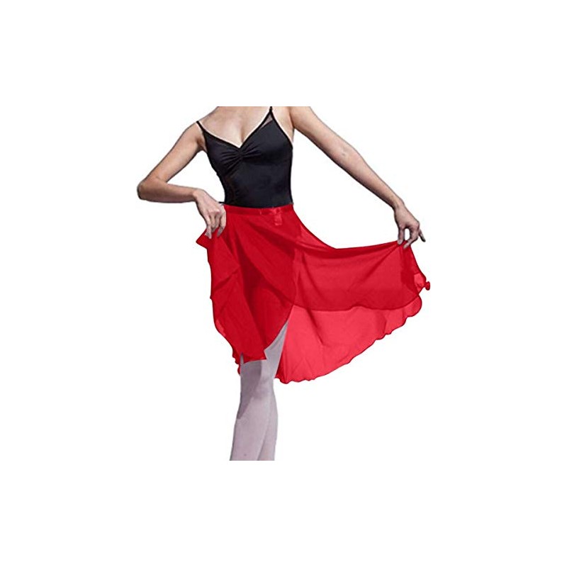 Hoerev - Falda de ballet transparente para mujer y adulto,