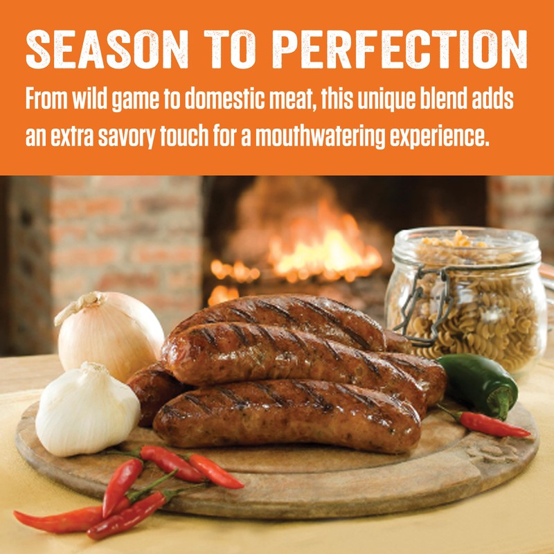 LEM Products Backwoods Garlic Chili Pepper Fresh Sausage Seasoning, Ideal