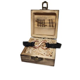 Copper Infinity Bracelet, 7th Anniversary, Copper Seventh Anniversary, Gift for Her, Gift for Him, Hand forged Love Statement, Minimalist.