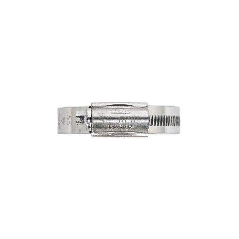 Sealey HI-GRIP Zinc Plated Hose Clip, Ø14-22mm, Pack of 30