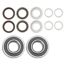 12 Pieces Rear Left & Right Wheel Bearing And Seal Set Compatible with Toyota 4Runner 2001 / Toyota Tacoma 2001-2003 / Toyota Tundra 2000-2004 Replace ABS Rear Wheel Bearing And Seal Kit