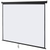 Segawe 120'' Projector Screen Projection Screen Manual Pull Down HD