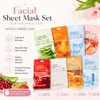 Mascarillas Faciales Coreanas Surtidas – Pack de 10 Piezas Hidratantes