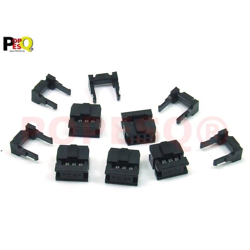 POPESQ® #A1359 IDC 2.54 mm Male Ribbon Cable 6-Pin Pack