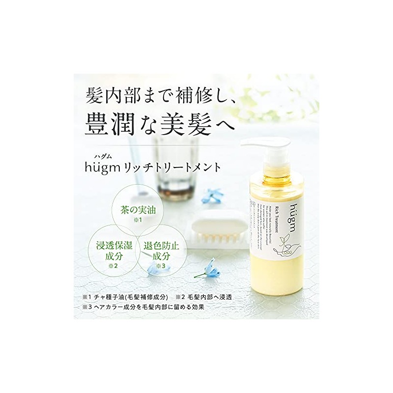 Hugm Rich Treatment 17.6 oz (500 g) (Hug Hair Repair