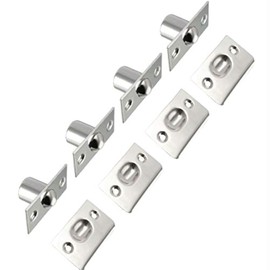 Tiberham Closet Door Ball Catch, Heavy Duty Ball Roller Catch Door Latch, Furniture Fitting Bales Catch Cabinet Door Catches Closet Cupboard Wardrobe Silent Locks Stopper Hardware (Pack of 4)