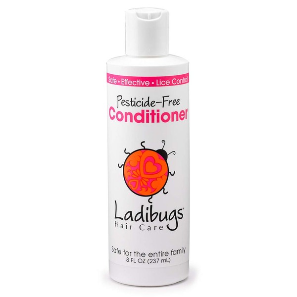Ladibugs Lice Prevent Conditioner 8oz | Natural, Essential Oils, Sulfate-free
