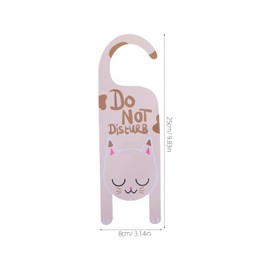 NUOBESTY 2pcs Do Not Disturb Sign Door Hanger Sign for Home Office Restroom Conference Hotles Hospital Privacy Slide