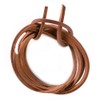 Shoe String 1 Pair of 120cm Brown Leather Shoe Laces