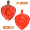 SUPVOX Inflatable Drink Holder, 4pcs Strawberry Drink Holder Floats for