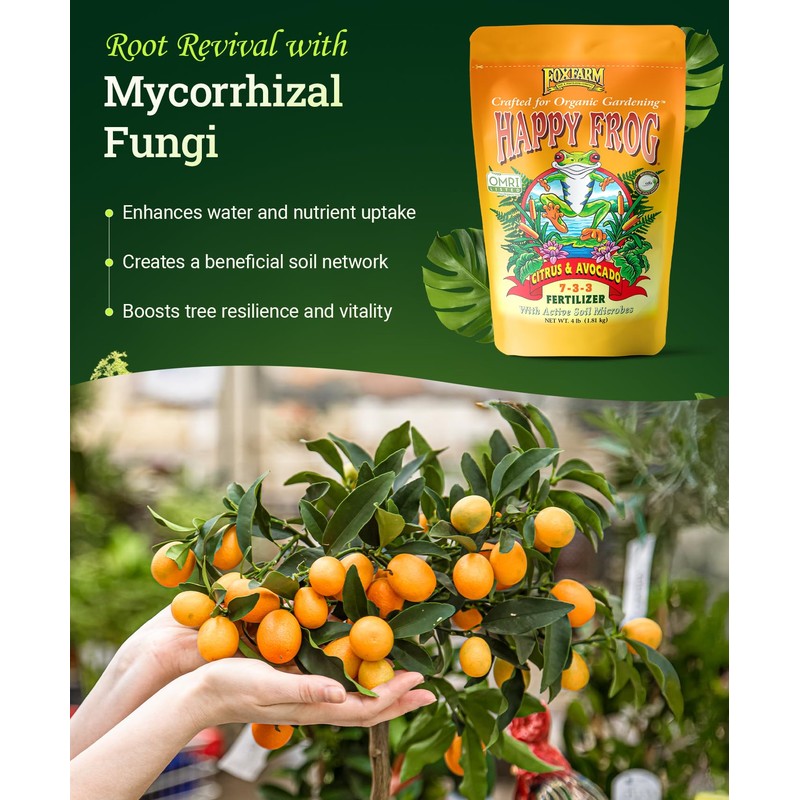 FoxFarm Happy Frog Citrus & Avocado Fertilizer – Formula for