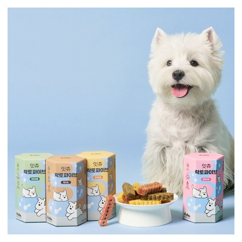 Fitpet It'sChu Lacto Five 4-Flavor Sampler Pack (4 pieces)
