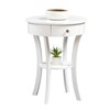 Convenience Concepts Classic Accents Schaffer End Table, White