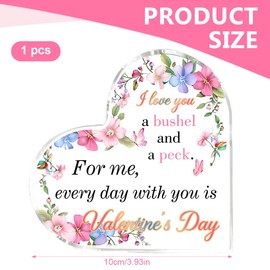 IKOPFLN 1 Piece I Love You Gifts for Women/Men, Wedding Anniversary Gift, Anniversary Gift for Him and Her, Partner Gifts, Love Gift, multicoloured