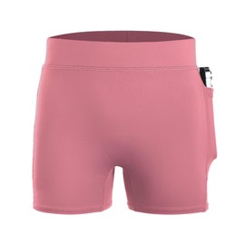 Roadbox Girls Volleyball Spandex Shorts, 2Pack Youth Biker Shorts with Pockets Athletic Compression Short for Yoga Gymnastics