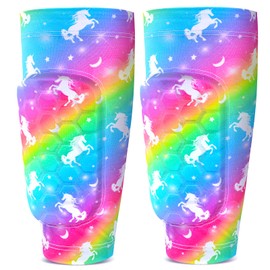 Ausletie Shin Guards Soccer Kids Girls, Shin Pads Shin Guard Protection Kids Girls Toddler, Calf Compression Sleeve with Honeycomb Pads for Kids 3-9 Years Old Girls Toddlers