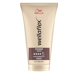Wellaflex Power Hold Hair Gel for Women, Up to 24 Hours of Lasting Ultra Strong Hold, Gentle on Scalp, Dermatologically Tested, Vegan Formula, Free from Silicones, Hold Level 5, 150 ml