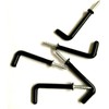 SISI UK Plastic Coated Square Dresser Hooks - Ceiling Hooks