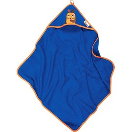 Playshoes Boy's Frottee-kapuzentuch die Maus Bathrobe, Blue (Navy), One Size