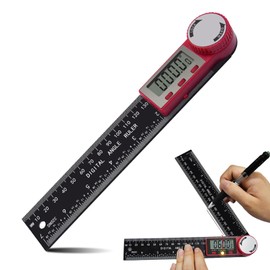 Angle Finder,Digital Angle Finder Tool,8''/200mm Digital Angle Finder Ruler with LCD Display,Digital Protractor 0-360°,Angle Measurement Tool,Angle Ruler,for Woodworking Construction Repairing