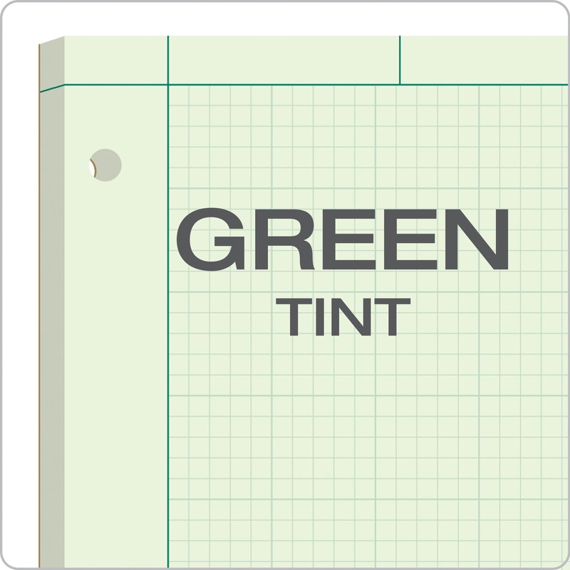 Ampad Engineer Pad, 5 Squares per Inch, 8.5" x 11",