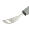 4pcs Adaptive Utensils Knife Fork Spoons Weighted Wide Handles Grey