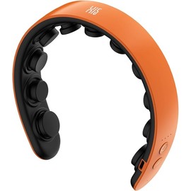 Master Massage H1 Standard Electric Scalp Massager - Mini Head Massager with Vibration, 11 Vibrating Nodes for Deep Relaxation, Hairband Design, 5 Modes, Lime Orange