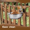 DEALSGOGO Removable Squirrel Feeders for Outside - Metal Squirrel Feeder
