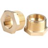 2pcs 1" NPT Male x 1/2" NPT Female Brass Reducer