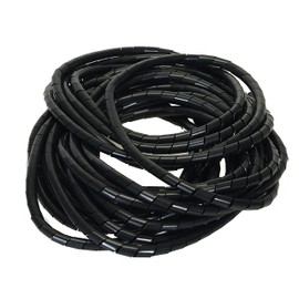 Flexible Snake Cable Spiral Hose Cable Tidy/Cable Ties – Bundle of ø6.0 60 mm LÄNGE10 M Black