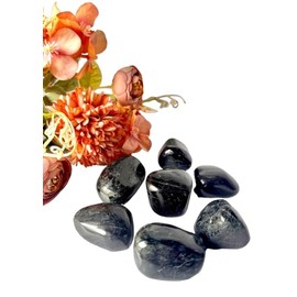 crystalmiracle Seven Black Tourmaline Tumbled Stones Set For Home Office Feng Shui Healing Wellness Energy Peace Meditation