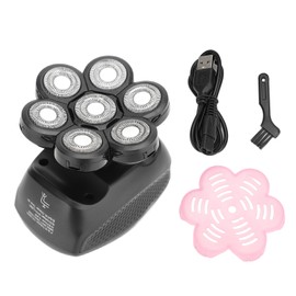 Electric Bald Head Trimmer Multifunctional Bald Head Grooming Kit with 7 Floating Head