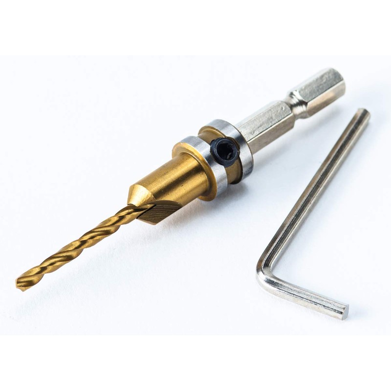 DIA T Pilot Bit (Countersunk Cone) 0.1 x 0.4 inches