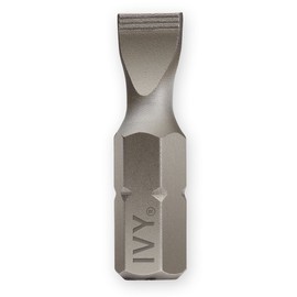IVY Classic 44240 1-Inch #8-10 Slotted Ribbed Insert Bit, Impact Plus, 1/Box
