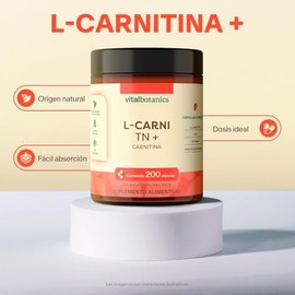 Vital Botanics L-Carnitina + CLA + Cetonas + Vinagre de Manzana