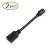 Cable Matters 2 Pack 4K Mini HDMI to HDMI Adapter