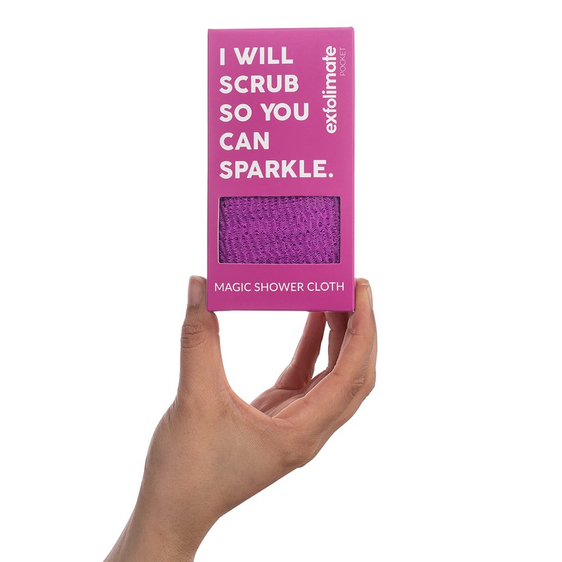 ExfoliMATE | Magic Exfoliating Shower Cloth Gently Removes Dead Skin