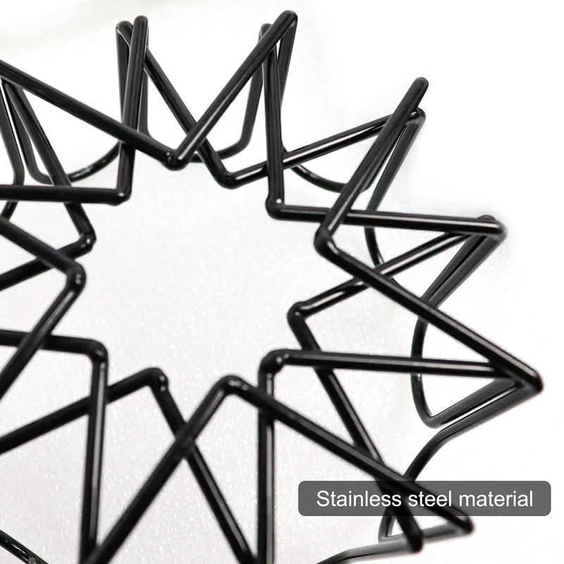 Metal Coaster Holder for Home Wrought Iron Shelf Decoration Set
