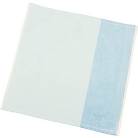 shu uemura UCHINO 2708G078 B Infield Towel, Shu Uemura S, Guest Towel, Approx. 13.4 x 13.4 inches (34 x 34 cm), Two-tone, Blue