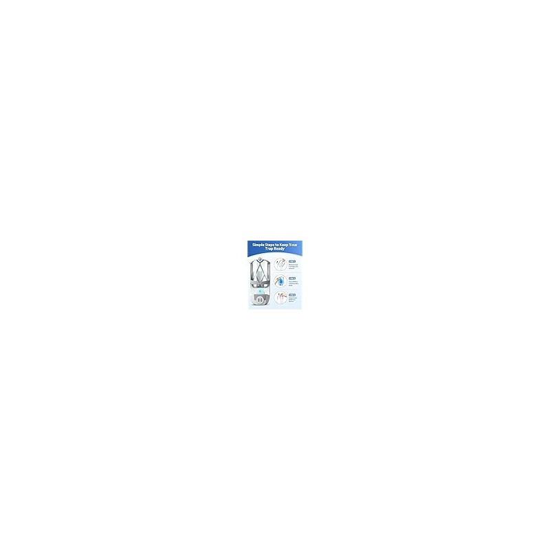 Insect Trap Refill Cartridges, 24 Pack Upgraded Adhesive Refills Compatible