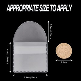 Single Pocket Coin Sleeves Holders,50 Pcs Individual Clear Plastic Coin Collection Holder Protector Pouch Flips for Coin Collection, Jewelry and Small Items 2.2 x 2 in