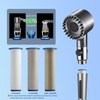 Filtered Shower Head with Handheld, High Pressure Water Flow and